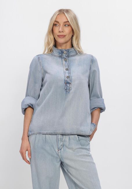 MY ESSENTIAL WARDROBE HILMAMW 171 BOXY BLOUSE Blouses en bleu - large
