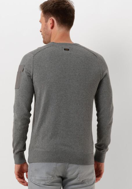 PME LEGEND Pull R-NECK AMERICAN CLASSIC KNIT en gris - large