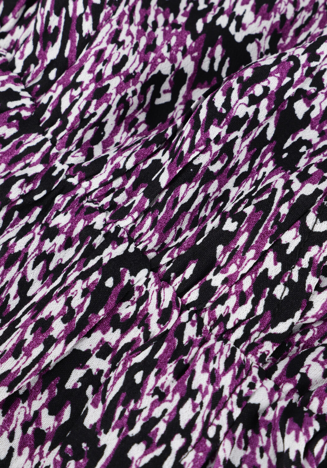 Paarse ALIX THE LABEL Mini jurk LADIES WOVEN ABSTRACT VISCOSE DRESS - large