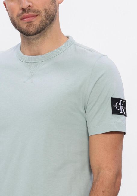 CALVIN KLEIN T-shirt BADGE REGULAR TEE Menthe - large