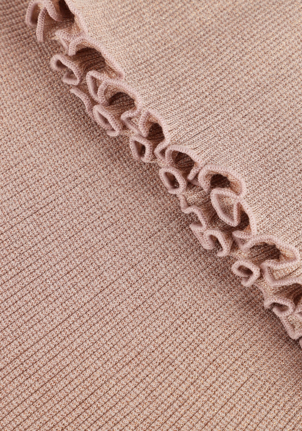 ROSEMUNDE Haut BOSTON TURTLENECK W/ LUREX en beige - large