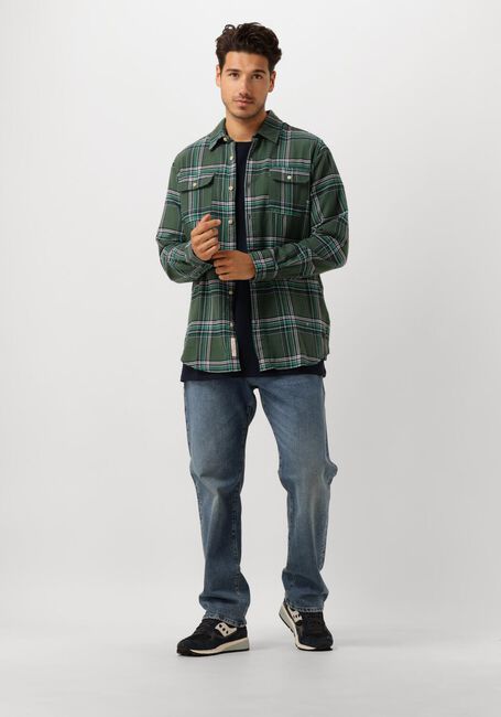 SCOTCH & SODA Surchemise REGULAR FIT MULTICOLOURED FLANNEL CHECK en vert - large