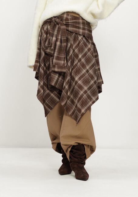CO'COUTURE DAGNYCC CHECK TIE SKIRT Jupes en marron - large