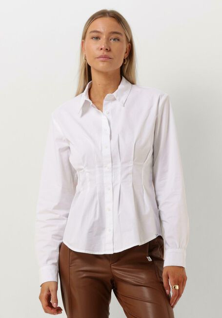 PENN & INK Blouse W23Z599 en blanc - large