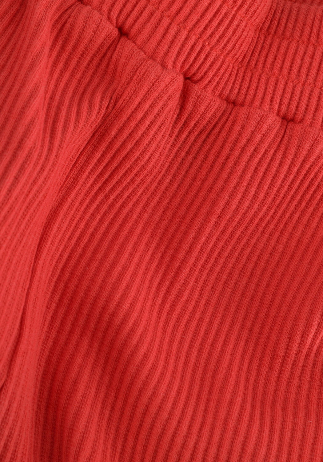 MOODSTREET Pantalon &eacute;vas&eacute; RIBKNIT FLARED PANTS Corail - large