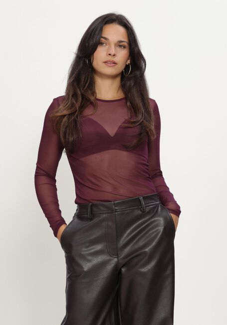MSCH COPENHAGEN Haut MSCHJANIE ILLENORA TOP en violet - large