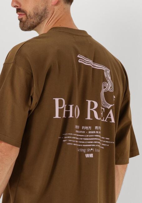 Khaki WOODBIRD T-shirt WBBEAM PHO TEE - large