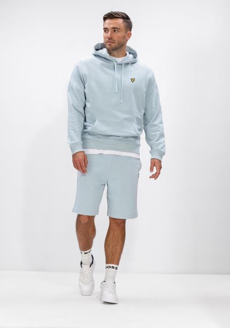 LYLE & SCOTT Chandail PULLOVER HOODIE Bleu clair - large