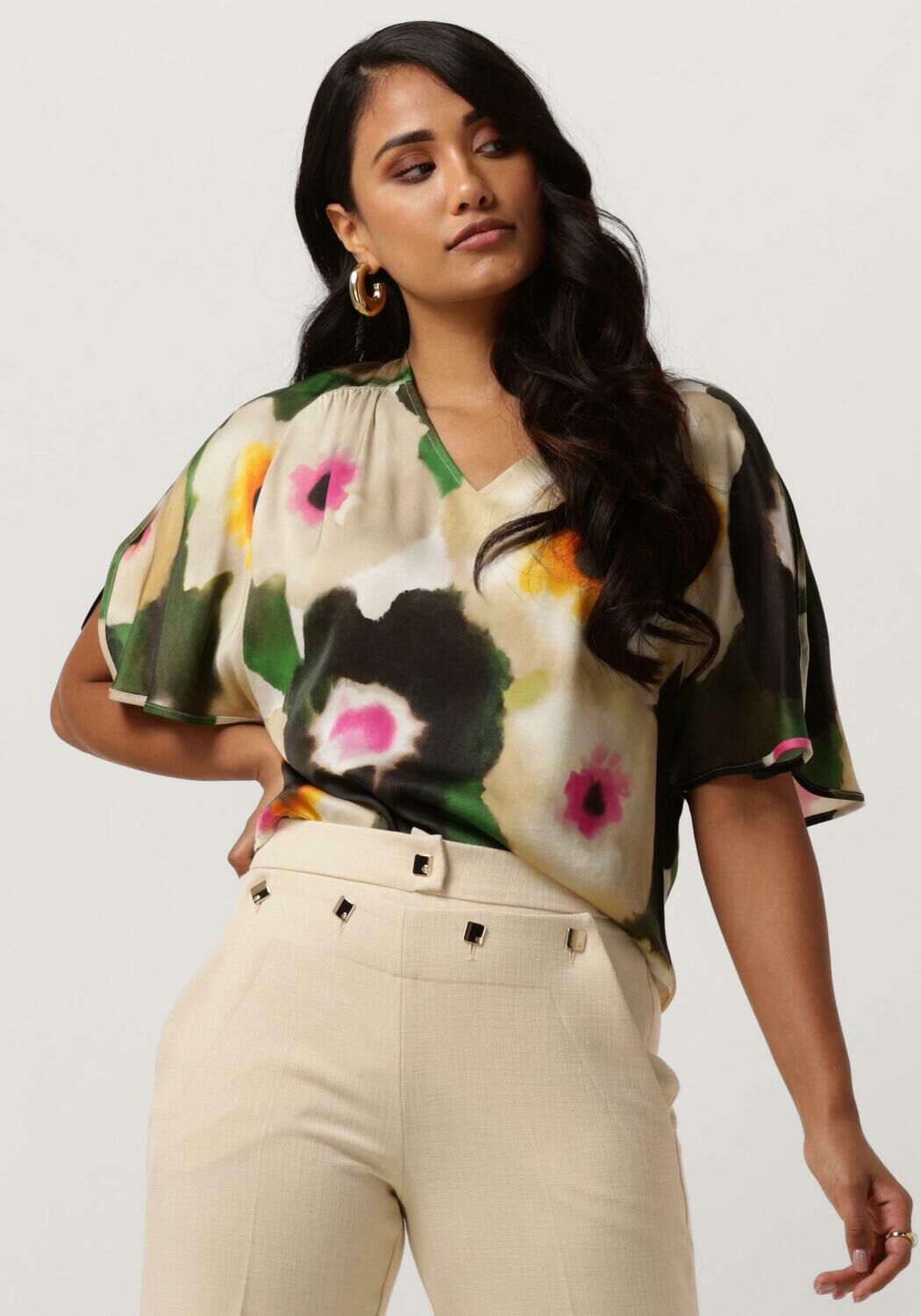 CAROLINE BISS Haut 1637 69 en vert Omoda