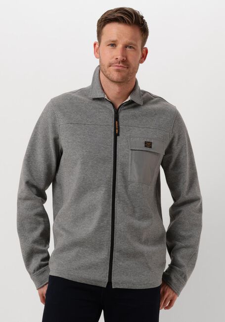 PME LEGEND Surchemise LONG SLEEVE SHIRT SPACER SWEAT en blanc - large
