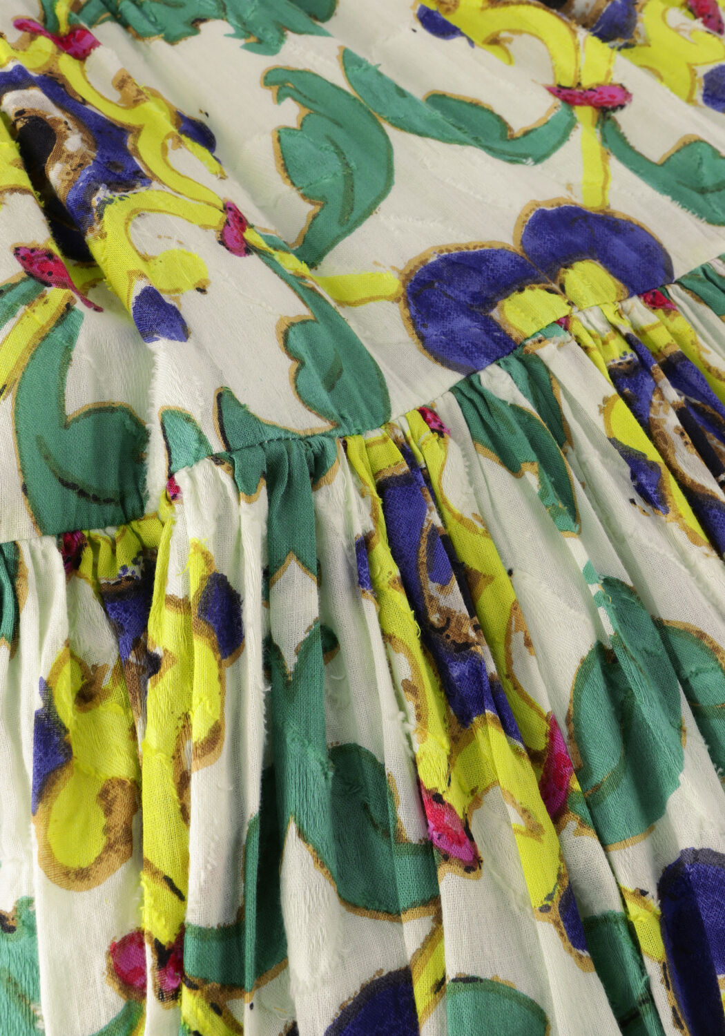 MES DEMOISELLES Robe midi CALLY en vert - large