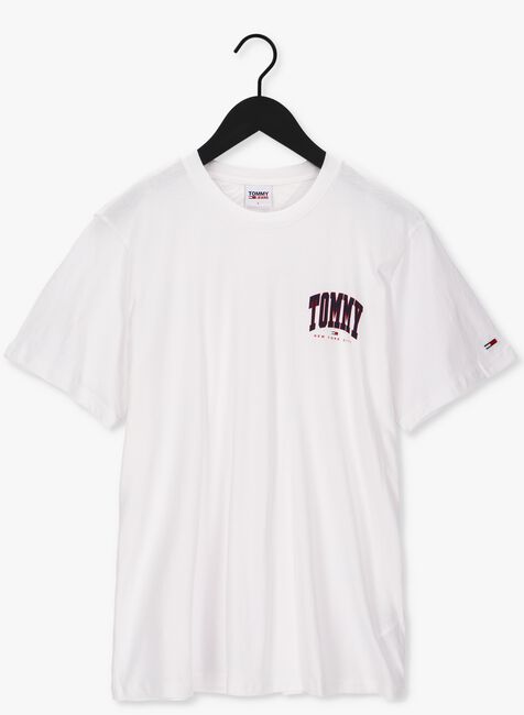 TOMMY JEANS T-shirt TJM CHEST COLLEGE GRAPHIC TEE en blanc - large
