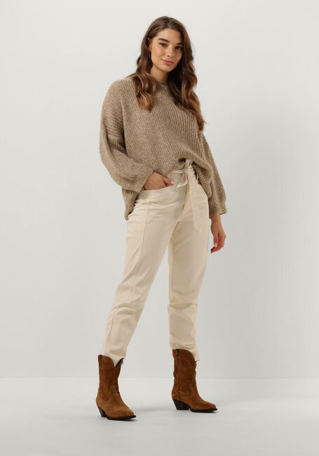 SUMMUM Pull SWEATER MELANGE MOHAIR BLEND KNIT Sable - large