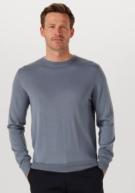 PROFUOMO Pull PULLOVER CREWNECK MERINO en bleu - large