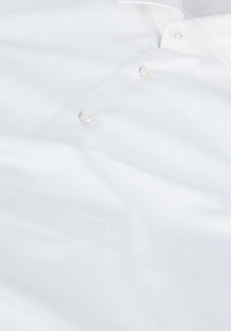 Witte PROFUOMO Klassiek overhemd FINE TWILL - SLIM FIT - NON IRON EXTRA LONG SLEEVE - large