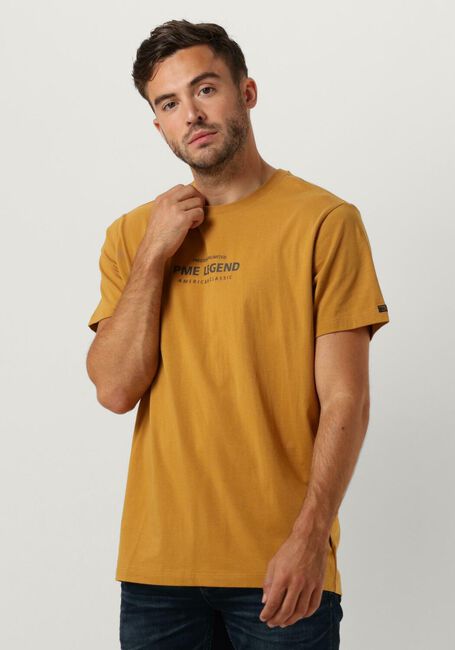 PME LEGEND T-shirt SHORT SLEEVE R-NECK COTTON ELASTANE JERSEY en marron - large