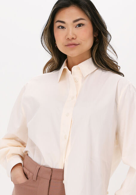 SECOND FEMALE MATIS SOLID SHIRT Blouses en beige - large