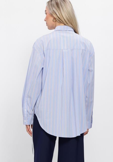 Blauwe PENN & INK  BLOUSE STRIPE - large