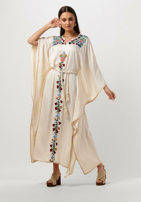 Ecru LOUIZON Maxi jurk HIPPYVIBE - large