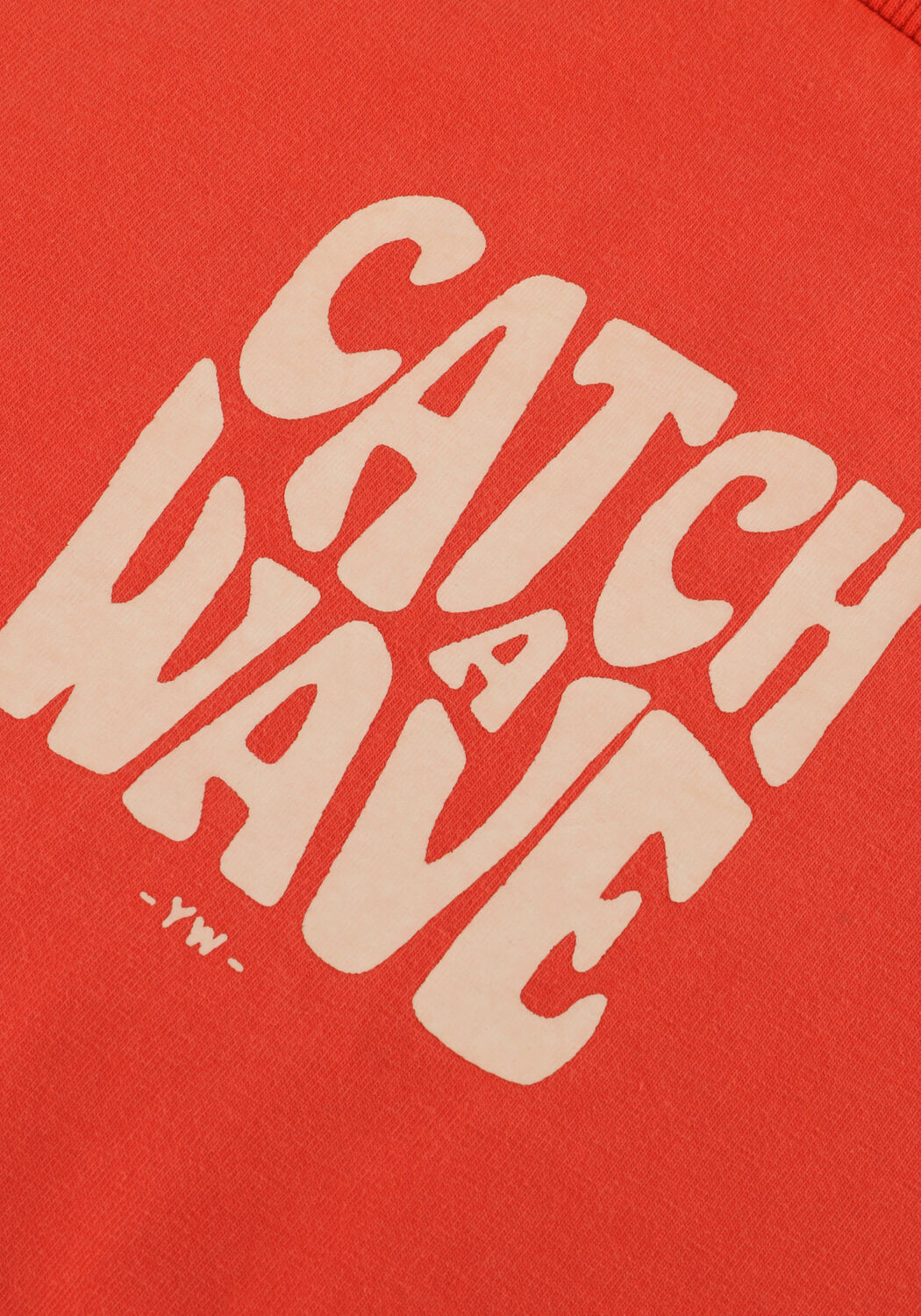 YOUR WISHES T-shirt GARMENT DYE WIDE TEE en orange - large