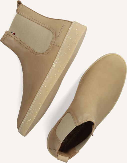 Camel TOMMY HILFIGER  ELEVATED GUM NUBUCK CHELSEA Camel TOMMY HILFIGER  ELEVATED GUM NUBUCK CHELSEA - large