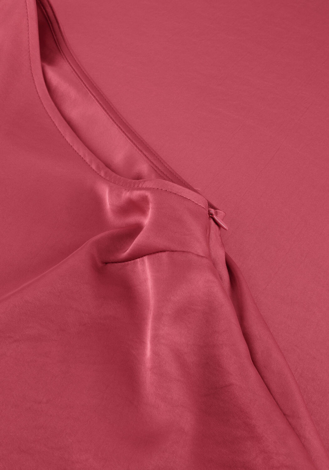 NEO NOIR Robe maxi CELINIE HEAVY SATEEN DRESS en rose - large