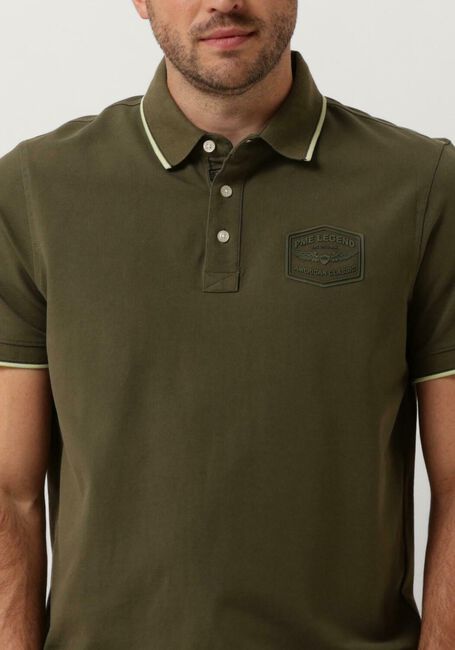 PME LEGEND Polo SHORT SLEEVE POLO STRETCH PIQUE PACKAGE en vert - large