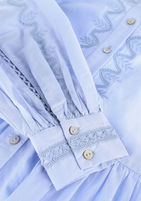 Blauwe Y.A.S. Mini jurk YASKENORA LS SHIRT DRESS - large