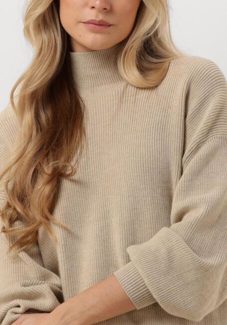 MSCH COPENHAGEN Col roulé MSCHMAGNEA RACHELLE PULLOVER en beige - large