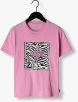 VANS T-shirt ANIMAL BOX CREW CYCLAMEN en rose - medium