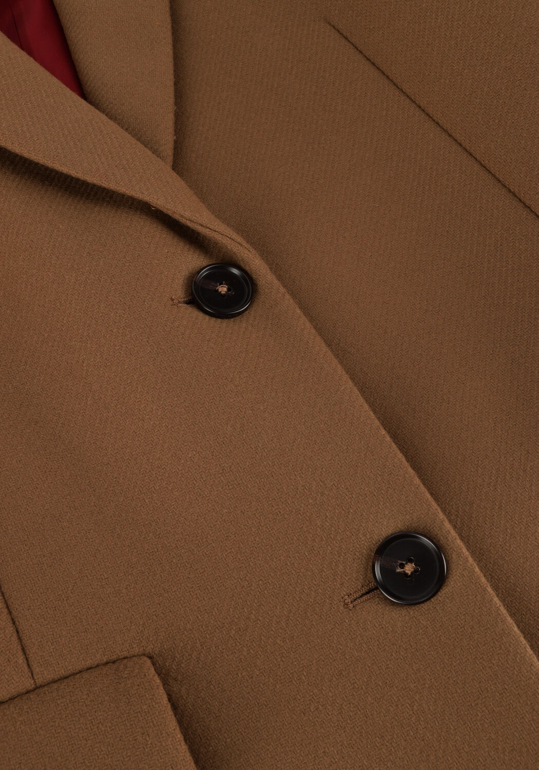 TOMMY HILFIGER Manteau WOOL BLEND CLASSIC COAT en marron - large