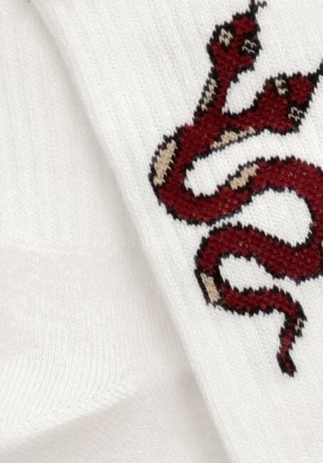 Witte CARLIJNQ Beenmode SPORT SOCKS SERPENT - SPORT SOCKS Witte CARLIJNQ Beenmode SPORT SOCKS SERPENT - SPORT SOCKS - large