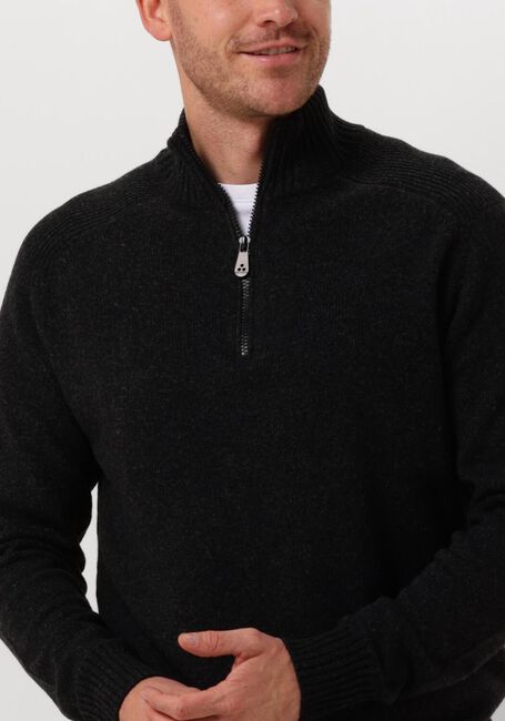 PEUTEREY Pull BRAILLE en noir - large