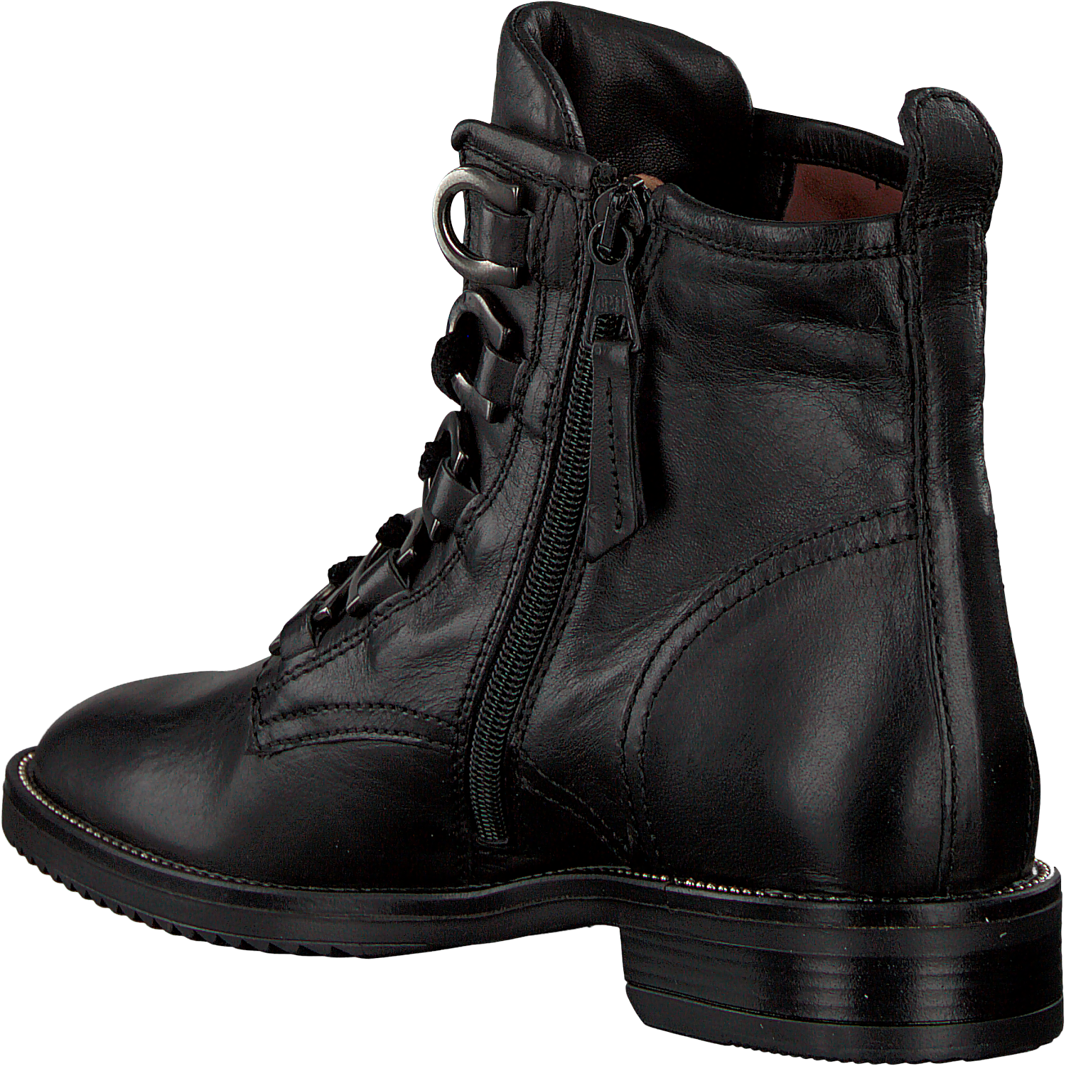 Mjus Artikelnummer 158286 halfhoge veterboot met grove zool en veel details  - Vergelijk prijzen