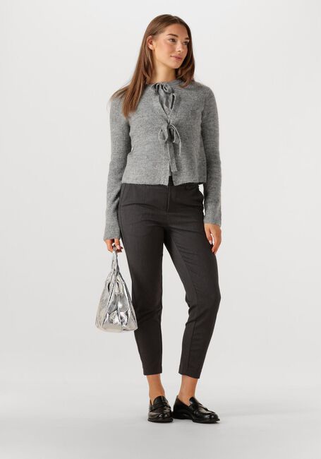 OBJECT Gilet OBJPARVI KNIT CARDIGAN en gris - large