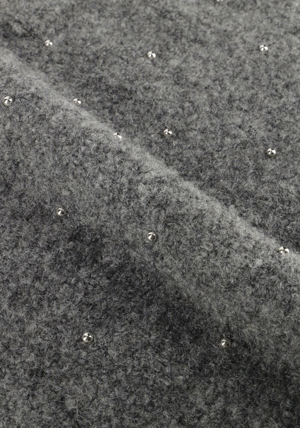 Grijze STUDIO AR Minirok LEXI BOUCLE KNIT - large