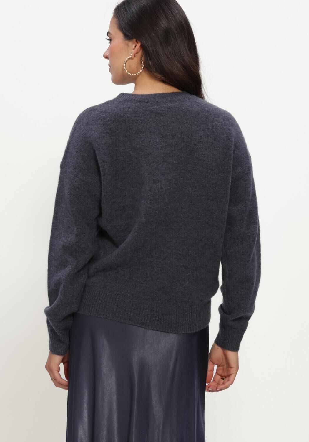 MSCH COPENHAGEN Pull MSCHFESTINA HOPE PULLOVER Gris fonc&eacute; - large