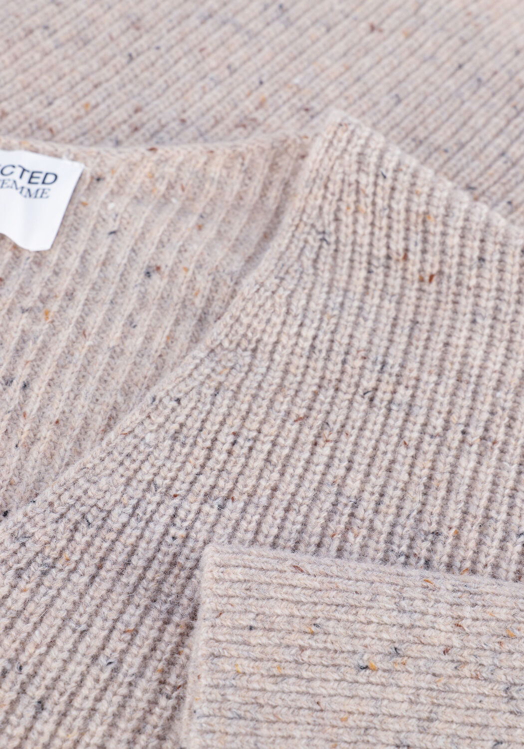 SELECTED WOMEN Pull SLFANNALISA LS KNIT V-NECK B Sable - large