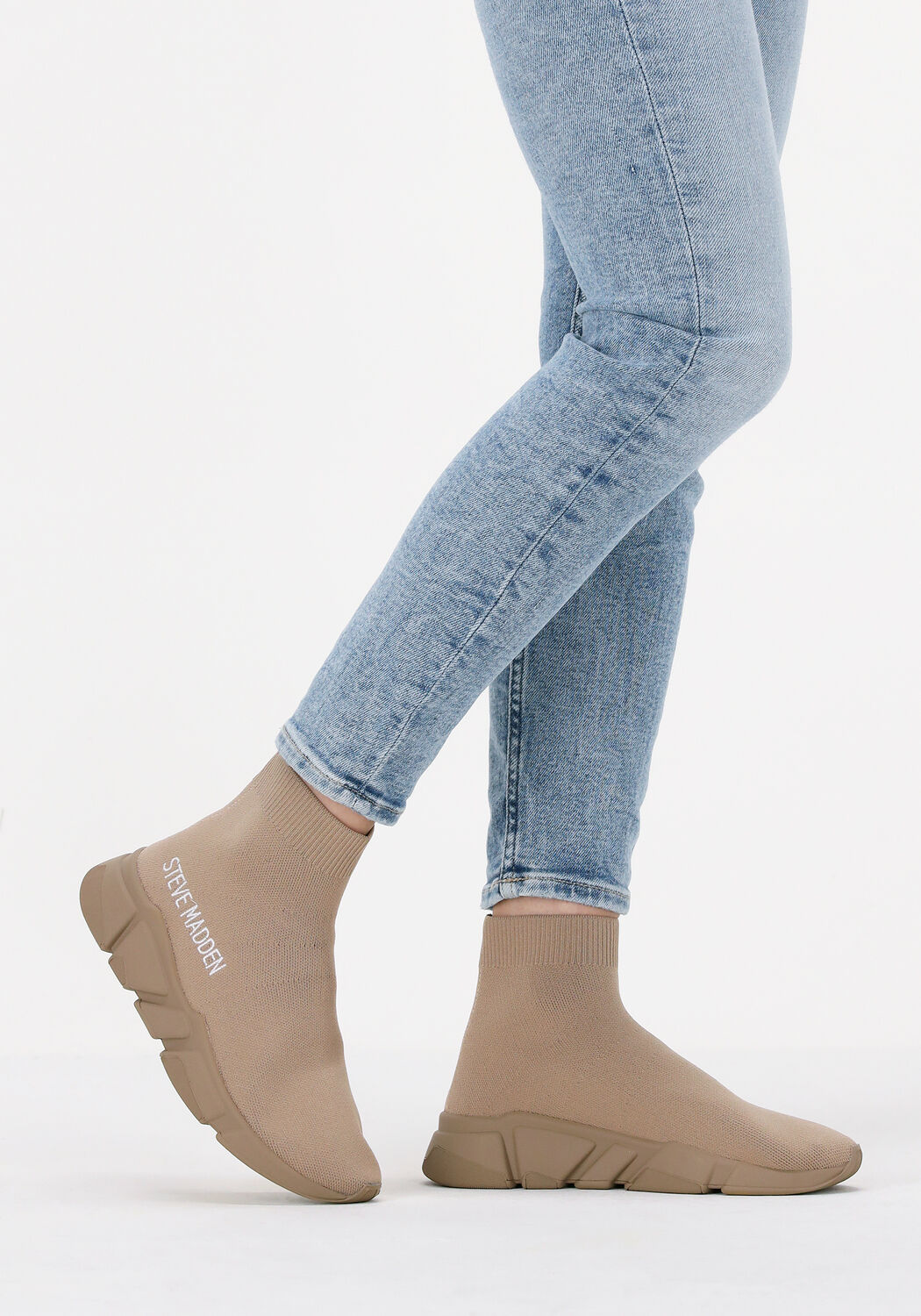 Beige STEVE MADDEN Hoge sneaker GAMETIME 2 | Omoda