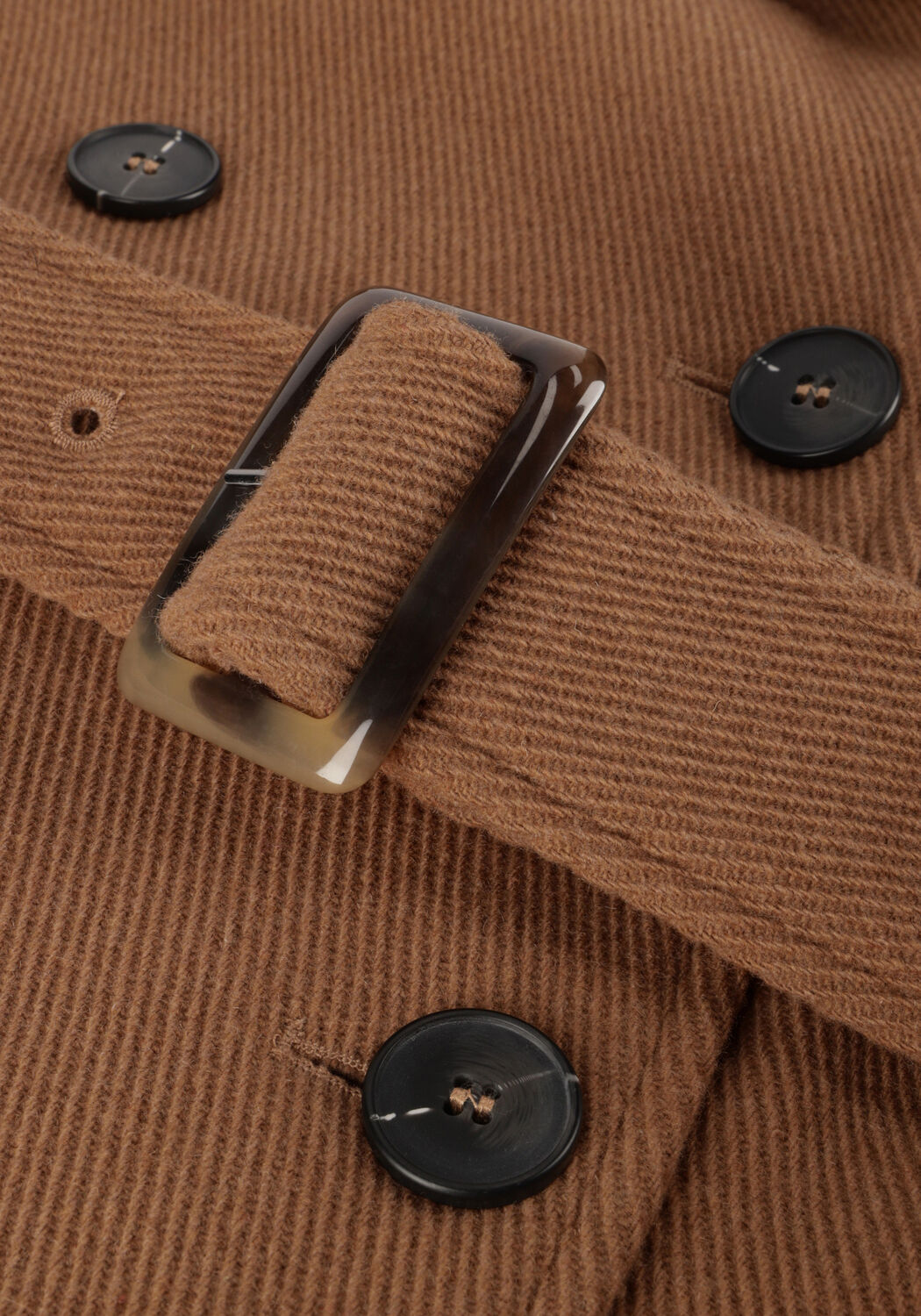 SELECTED WOMEN Trenchcoats SLFHENRIKA WOOL TRENCH COAT en marron - large