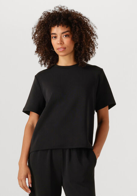 Zwarte SELECTED FEMME Top SLFTENNY SS BOXY O-NECK - large