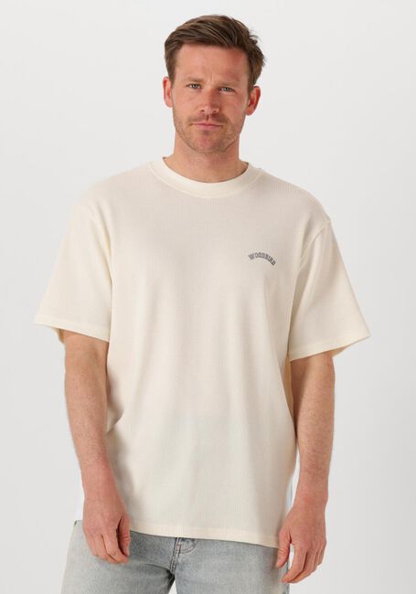 WOODBIRD T-shirt WBBAINE WAFFEL TEE Blanc - large