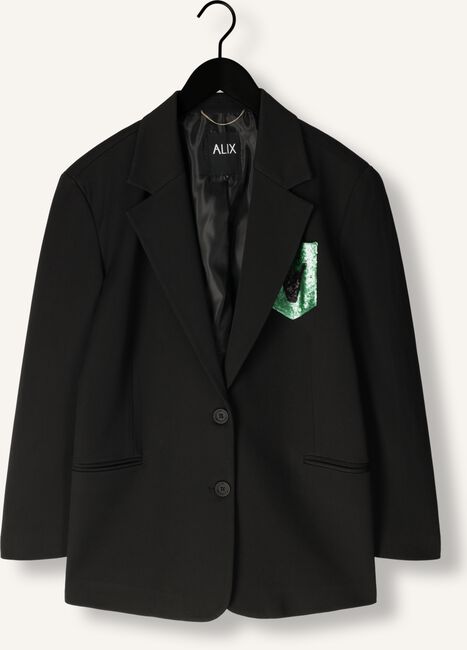 Zwarte ALIX THE LABEL Blazer LADIES WOVEN SEQUIN POCKET BLAZER Zwarte ALIX THE LABEL Blazer LADIES WOVEN SEQUIN POCKET BLAZER - large