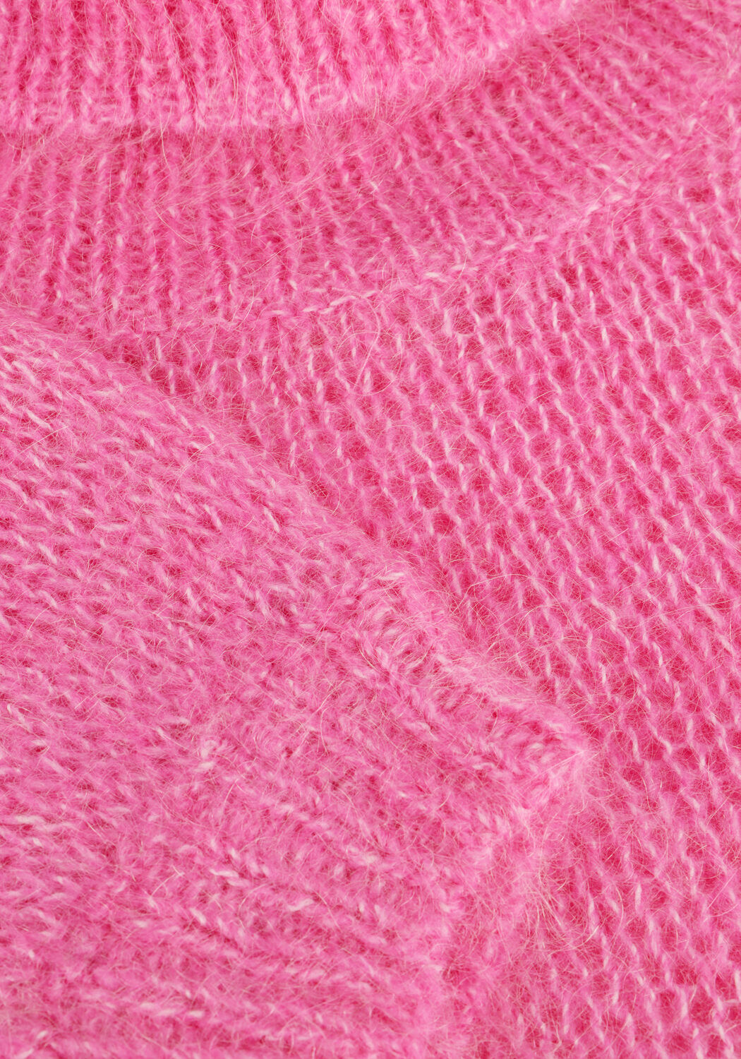 Fuchsia Y.A.S. Trui YASLAMBI LS KNIT ROLLNECK PULLOVER - large