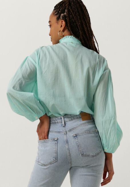 Lichtblauwe ANTIK BATIK  ANNA BLOUSE - large