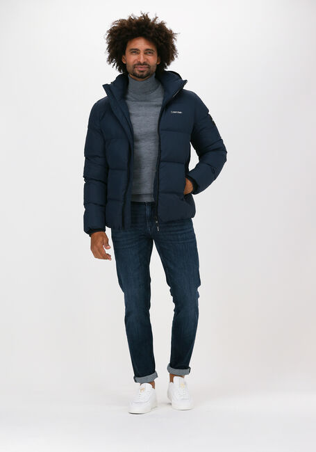 CALVIN KLEIN Col roulé SUPERIOR WOOL TURTLE NK SWEATE en gris - large