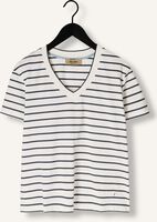 Gebroken wit MOS MOSH T-shirt MMNANI V-SS STRIPE TEE Gebroken wit MOS MOSH T-shirt MMNANI V-SS STRIPE TEE - medium