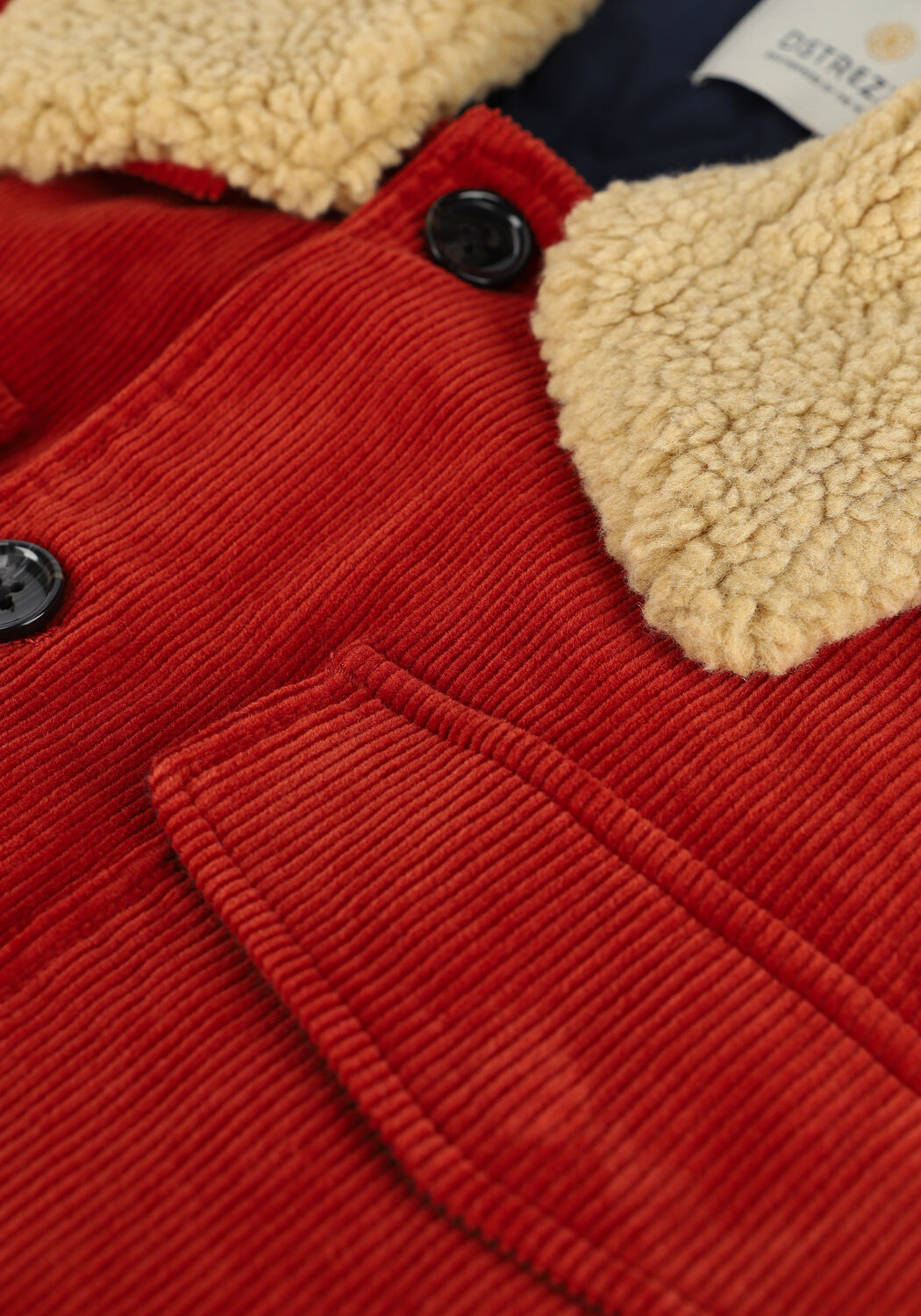 DSTREZZED Jack TRUCKER JACKET CORDUROY en rouge - large