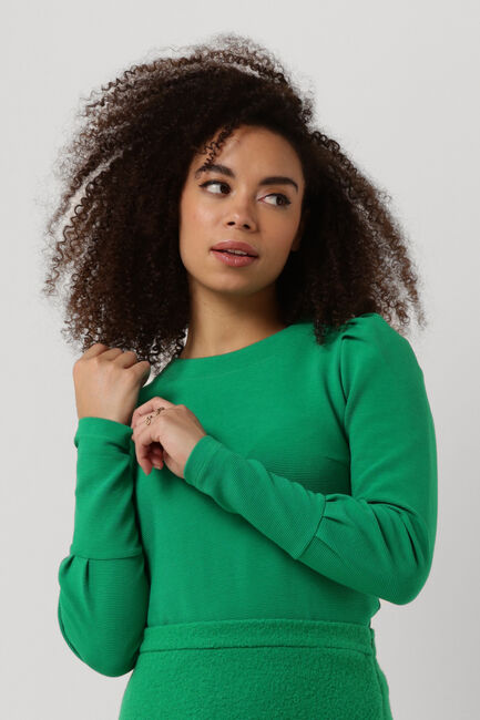 Groene VANILIA Tops & T-shirts RIBBED CHIC SLEEVE - large