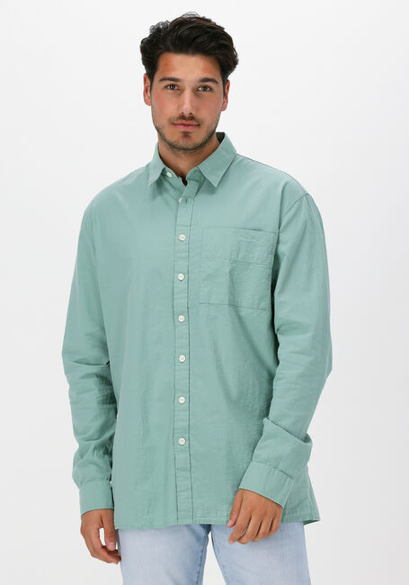 SELECTED HOMME Chemise décontracté SLHREGAXEL SHIRT LS SEERSUCKER Menthe - large